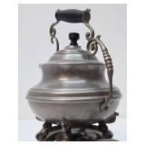 Antique Victorian Tea/Coffee Pot w/Stand & Burner