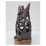 Cast Iron Hanging Owl Lantern