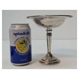 Hallmarked Antique Weighted Sterling Silver Pedestal Bowl