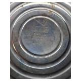 Hallmarked Antique Weighted Sterling Silver Pedestal Bowl