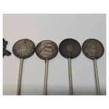 Old Vintage Sterling Silver Top Pickle or Hors D