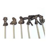 Old Vintage Sterling Silver Top Pickle or Hors D