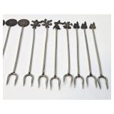 Old Vintage Sterling Silver Top Pickle or Hors D