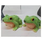 Group of Assorted Frog Decor