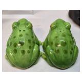 Group of Assorted Frog Decor