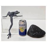 Group of Assorted Frog Decor