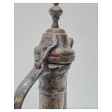 Antique Hammered Copper Middle Eastern Ewer - 15"