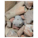Large Group of Genuine Pre-Columbian Clay Artifacts Pieces etc