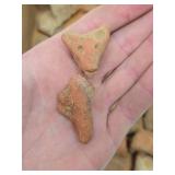 Large Group of Genuine Pre-Columbian Clay Artifacts Pieces etc