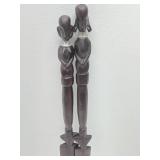 Decorative Vintage Carved Wood African Figural Letter openers