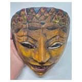 Excellent Old Original Carved Indonesian Java Dance Mask