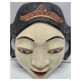 Wonderful Old Genuine Vintage Carved Oriental Theater Mask