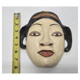 Wonderful Old Genuine Vintage Carved Oriental Theater Mask
