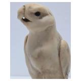 Early Antique Hand Carved Marble Eagle/Bird