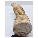 Early Antique Hand Carved Marble Eagle/Bird