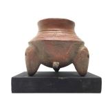 Exceptional Ancient Pre-Columbian, Mesoamerican etc Pottery Collection #6 - Rattle Leg Pre-Columbian Tripod Bowl