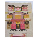 Vintage Handmade Wool Inca Rug / Tapestry