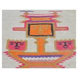 Vintage Handmade Wool Inca Rug / Tapestry