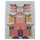 Vintage Handmade Wool Inca Rug / Tapestry