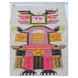 Vintage Handmade Wool Inca Rug / Tapestry