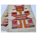 Vintage Handmade Wool Inca Rug / Tapestry