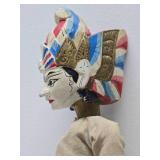 Large Old Vintage Handmade Carved Indonesian Marionette