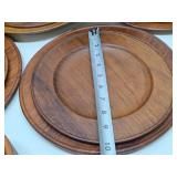 Wonderful Collection of Original Mid Century Teakwood Dishware
