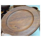 Wonderful Collection of Original Mid Century Teakwood Dishware