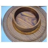 Wonderful Collection of Original Mid Century Teakwood Dishware