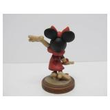 Limited Edition MINNIE MOUSE Carved Wood Disney Figure by Anri