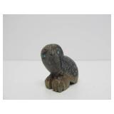 2 Carved Picasso Marble Zuni Fetishes by Vivella Cheama