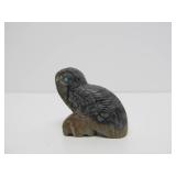 2 Carved Picasso Marble Zuni Fetishes by Vivella Cheama