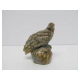 2 Carved Picasso Marble Zuni Fetishes by Vivella Cheama