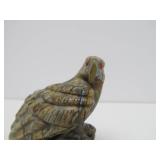 2 Carved Picasso Marble Zuni Fetishes by Vivella Cheama