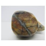 2 Carved Picasso Marble Zuni Fetishes by Vivella Cheama