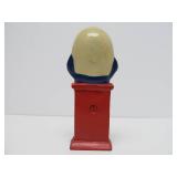 2 Heavy Cast Iron Coin Banks - Sailor & Humpty Dumpty