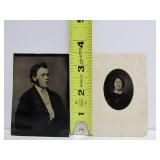 Group of Early Antique Tintype Photographs