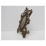 Original Ornate Antique Cast Metal Victorian Picture Frame