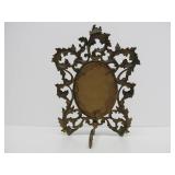 Original Ornate Antique Cast Metal Victorian Picture Frame