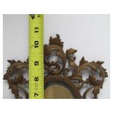 Original Ornate Antique Cast Metal Victorian Picture Frame