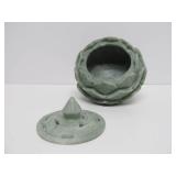 Group of Jade & other Carved Green Stone Items