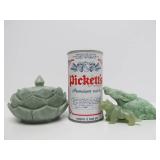 Group of Jade & other Carved Green Stone Items