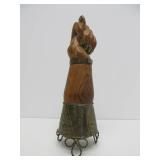 Carved Wood Gerson Bahia Style Hand Sculpture