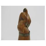 Carved Wood Gerson Bahia Style Hand Sculpture
