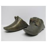 Antique Brass "Shoe-Form" Brass Horse Stirrups