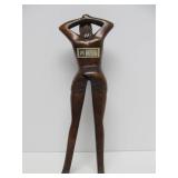 Vintage Figural Nude Wooden Nutcracker