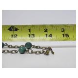 Excellent Large Vintage Southwestern Copper & Malachite Necklace