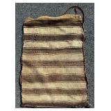 Excellent Vintage Handmade Wood Rug / Tapestry