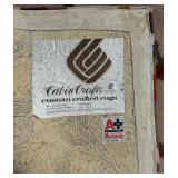 Great Looking LARGE Vintage "Cabin Crafts" Area Rug