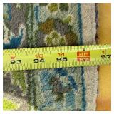 Very Nice Large Vintage Turkish Area Rug w/Green Tones